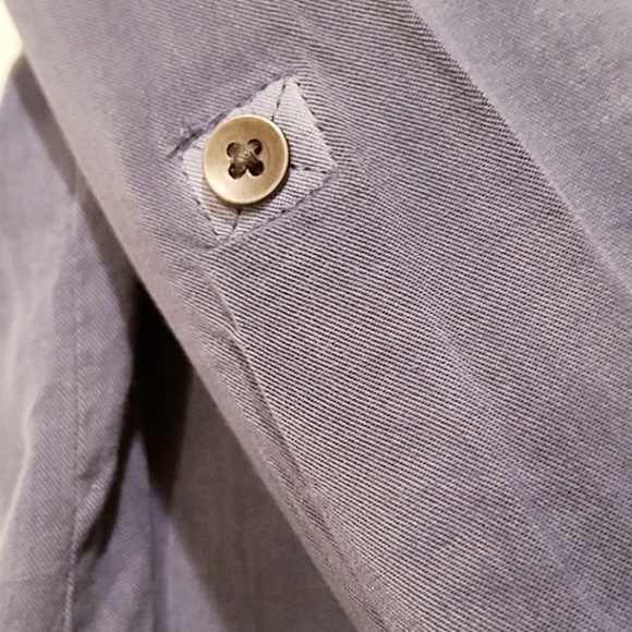 Rock & Republic Button Down Chambray Top Small - Picture 4 of 5